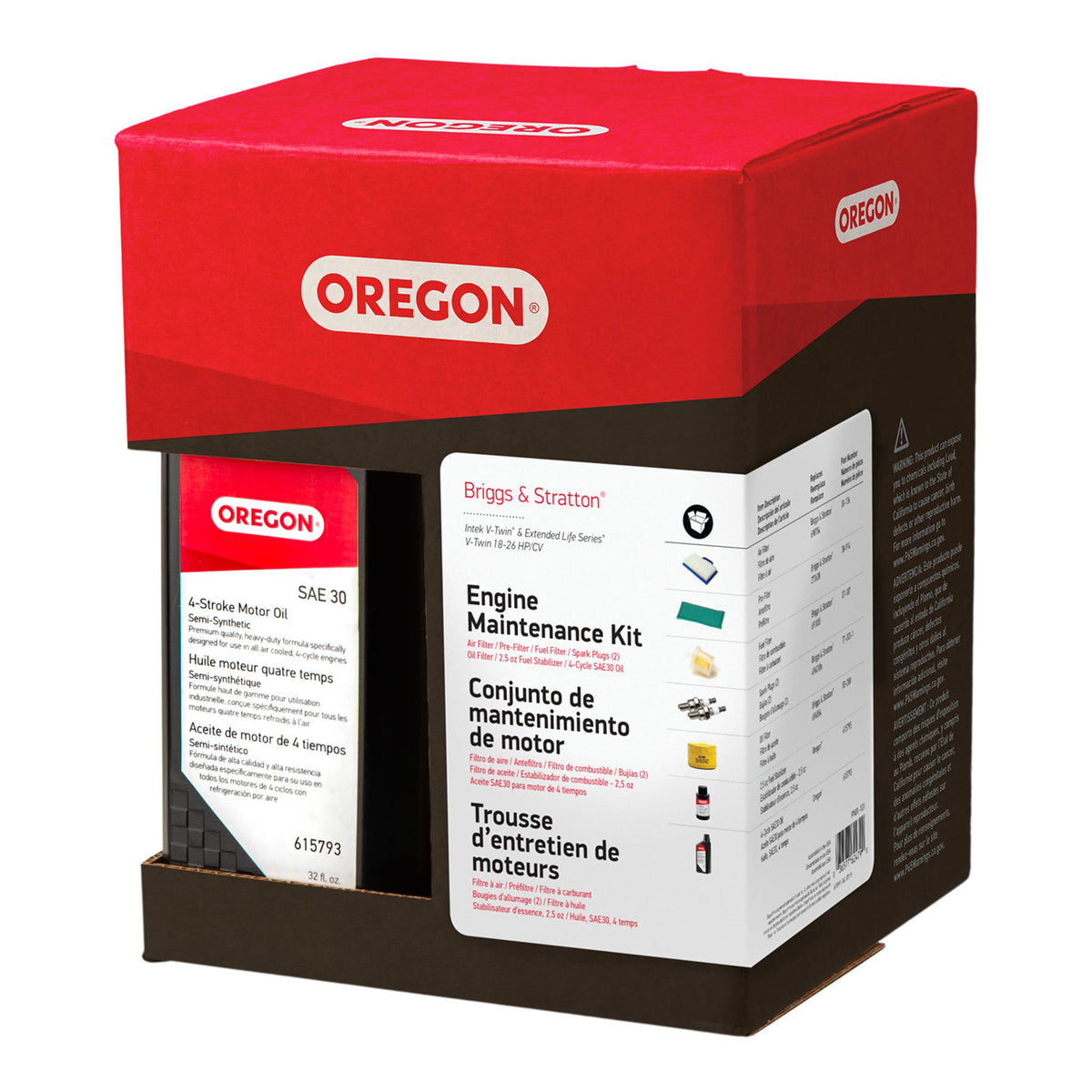 Oregon Engine Maintenance Kit, Intek V-Twin and Extended Life Series