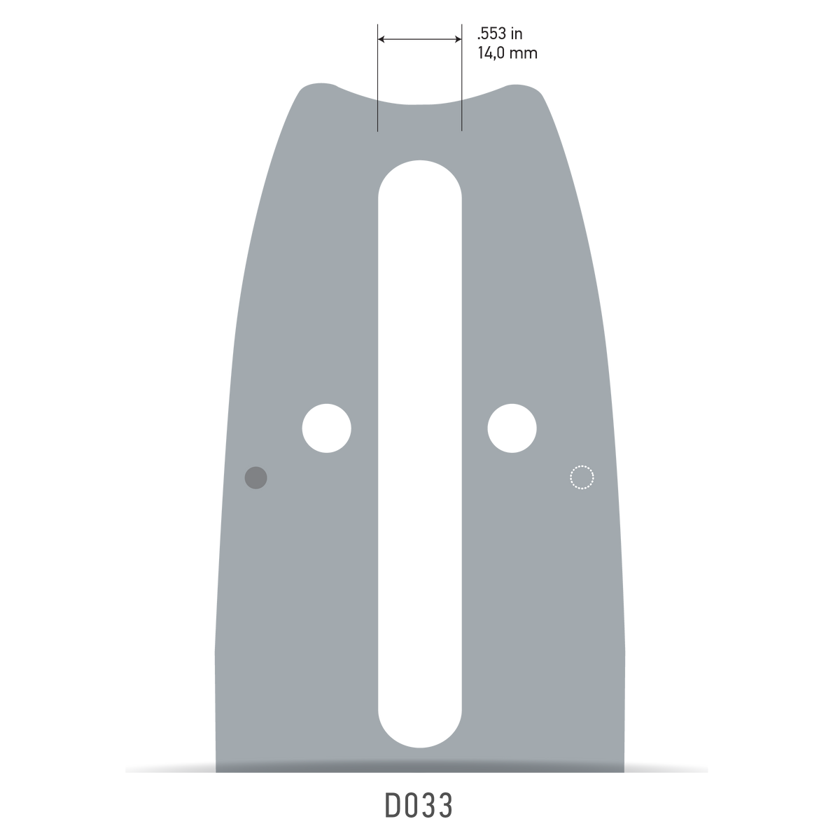 Oregon PowerCut™ Guide Bar, 20" - 208RNDD033