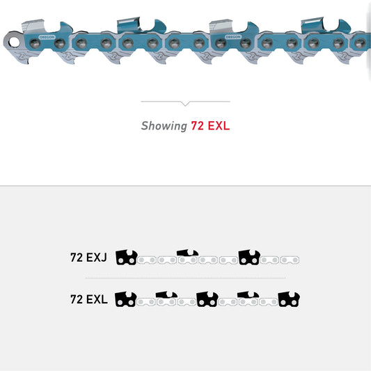 Oregon PowerCut™ Saw Chain, 24" - 72EXJ084G