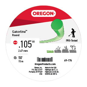 Oregon Gatorline Round Trimmer Line, .105 in. by 50 FT