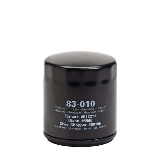 Oregon Transmission oil filter replacing Exmark 513211 for cleaner hydrostatic performance.