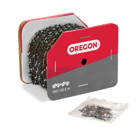 Oregon AdvanceCut Saw Chain 90PX (R-Series), 3/8 low profile, .043ga 100' Reel