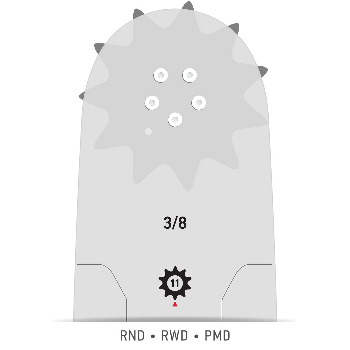 Oregon PowerCut™ Guide Bar, 32" - 320RNDD025