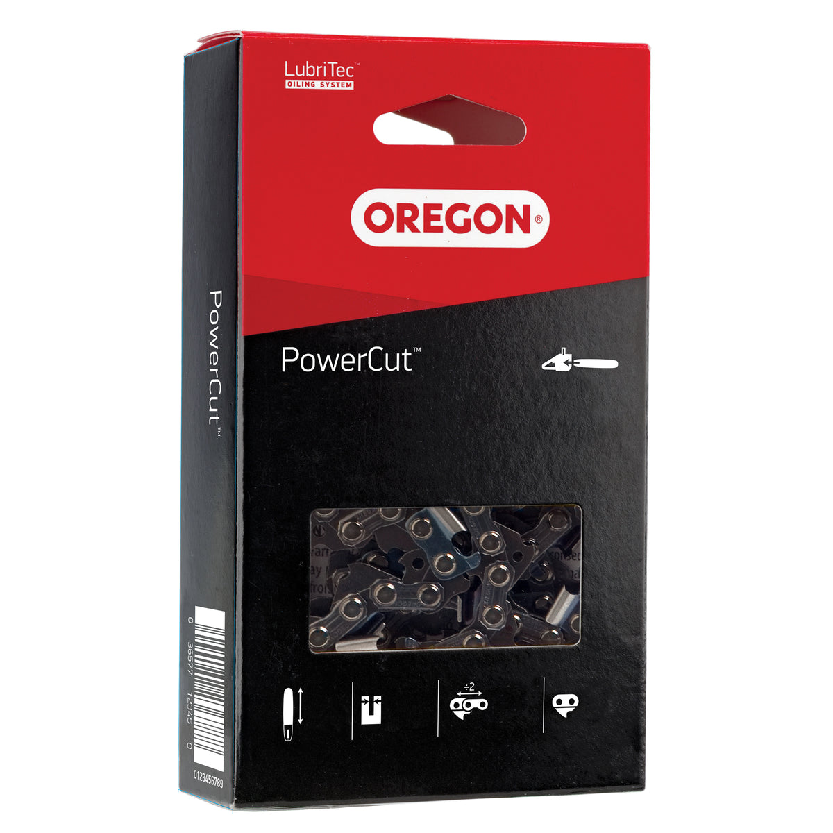Oregon 21LGX PowerCut Saw Chain for 13 in. Bar - 56 Drive Links, Fits Craftsman, Alpina and Dolmar
