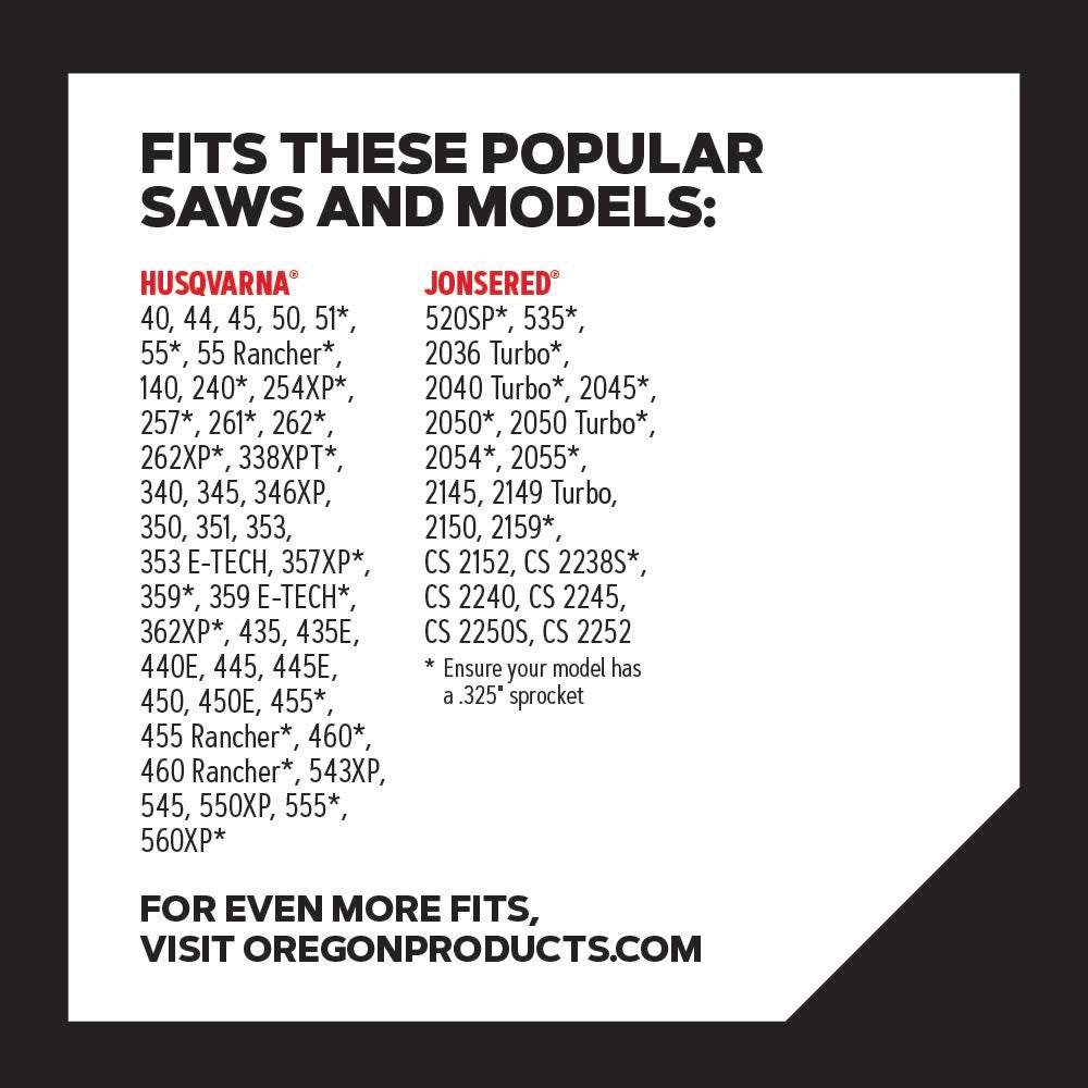 Oregon 95TXL SpeedCut Saw Chain for 16 in. Bar - 66 Drive Links - fits Echo, Husqvarna and Jonsered, Craftsman, Makita and others