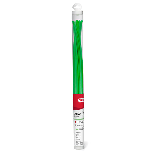Oregon Precut Square Gatorline Trimmer Line, 0.155 in. by 21 in. Length, Fits Remington RM1159 and Many Others 19-003B