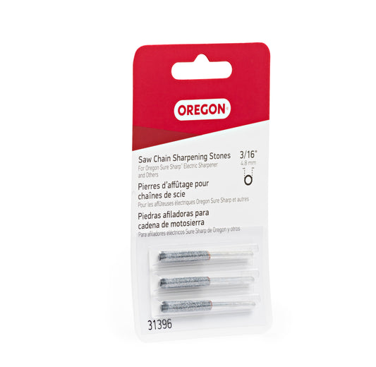 Oregon Sharpening Stones, 3/16", 3-Pack - 31396